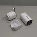 CATIRE Upgraded Larger Capacity Automatic Dish Soap Dispenser Touchless, 17.6oz Liquid Hand Soap Dispenser for Bathroom Kitchen, Rechargeable 2000mAh, 8 Adjustable Levels, Wall Mount & Countertop (White)