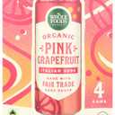 Whole Foods Market Organic Pink Grapefruit Italian Soda, 11.2 Fl Oz, 4 Pack