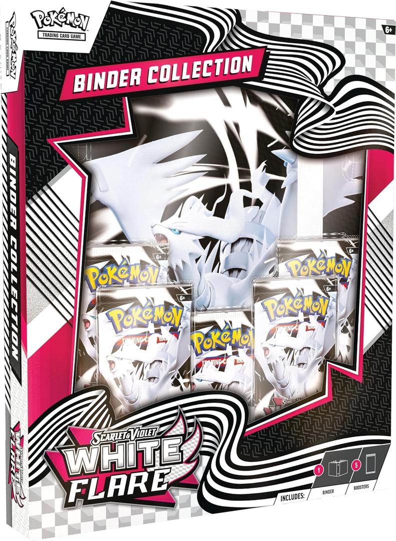 Pokemon TCG Scarlet & Violet 10.5 White Flare Binder Box