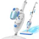 Steam Mop for Hardwood Floor Cleaning, Floor Steamer Cleaner Lightweight for Vinyl, Laminate, Carpet, Tile Hard Floors w/Adjustable Steam Modes & Height, 23ft Cord, 2 Washable Pad