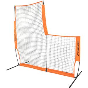 CHAMPRO MVP Portable Lightweight Protective L-Screen, Baseball/ Softball Pitcher's Net, 7' X 7'