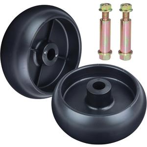2 Pack GX10168 Gauge Wheel Replaces GX10168 Deck Wheels with Hardware Kit for D110 D130 D140 D160 D170 L100 L110 L120 L130 LA115 LA135 LA145 Z225 Z335 Z345 Z355 Z425 Z445 Tractors