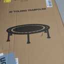 ZCMHAXJ Foldable Mini Trampoline, 36"/40"/48" Rebounder Trampoline for Adults & Kids, 440lbs Capacity Indoor Fitness Workout Exercise Equipment