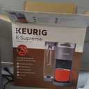 Keurig K-Supreme Single Serve K-Cup Pod Coffee Maker, MultiStream Technology, 4 Brew Sizes, 66oz Dual-Position Removable Reservoir, Gray