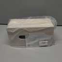 Tissue Box Cover Rectangle, Leather Tissue Holder for Bathroom, Tabletop, Car, Night Stands, Office, Home, Kitchen, Facial Tissue Case (Cream)