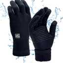 DRYMILE Alpine Waterproof Dexterity Gloves  Thermal Fleece Gloves for Men & Women  Touchscreen & Non-Slip Grip  Hiking, Skiing, Cycling, Fishing & Hunting. (Medium)