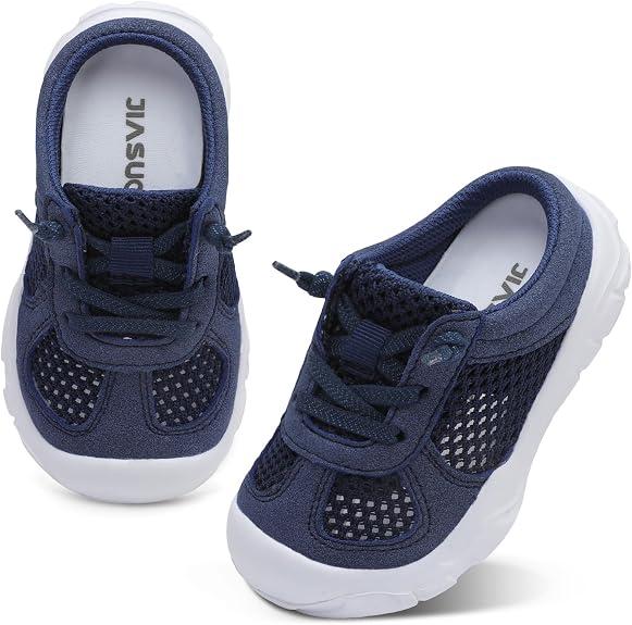JIASUQI Toddler Sandals for Boys Water Shoes Wide Toddler shoes for boy Sandals Swim Shoes Blue Size 21
