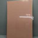 Bulletin Board 30 x 20 inches, Aluminum Framed Fabric Cork Board with 10 Push Pins (Blush Coral, 30 x 20 inches)
