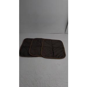 Clysee 4 Pack Self Heating Cat Pad Self Warming Dog Mat Reflects Body Heat Extra Warm Thermal Pet Pad Washable Dog Cat Bed Crate Bed Mat Blanket(Coffee Color,16 x 20 Inch)