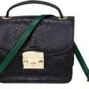 Allzedream Leather Purse Strap Replacement Crossbody Handbag Long Adjustable (Green)