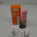 Bitvae Water Dental Flosser Teeth Picks, Cordless Portable Oral Irrigator, Powerful and Rechargeable Oral Irrigator, Brace Care, IPX7 Waterproof Water Dental Picks for Cleaning, Quartz Pink