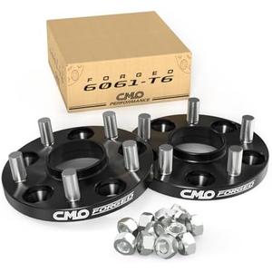 Customadeonly 2 Pieces 0.59" 15mm Black Hub Centric Wheel Spacers Adapters Bolt Pattern 5x114.3 Center Bore 64.1mm Fits Honda Acura