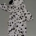 HollyHOME Baby Romper Dalmatians Puppy Cosplay Costume - Cuddly Dog Toddler One-Piece Jumpsuit Animal Clothing, 6-12months