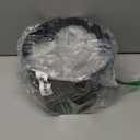 Weysat 3 Pcs Acrylic Risers for Display Stands, Round Cake Dessert Stand 3 Sizes, 6"x2", 7"x4", 8"x6", Food Risers Cylinder Nesting with Hollow Bottom for Wedding Parties Brunch Jewelry Show (Black)