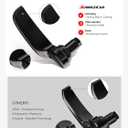 Amazicha Saddlebag Latch Kit Stainless Steel Saddle Bag Lifter Gloss Black fit for Harley Davidson Touring Street Glide Electra Glide Road King Road Glide Ultra Limited FLHR FLHT FLHX FLHTK 2014-2024
