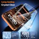 TAURI for iPhone 17 Pro Case, Full Camera Protection with Screen Protector, Anti-Yellowing Military-Grade Protection Shockproof Slim Phone Case for iPhone 17 Pro, Clear