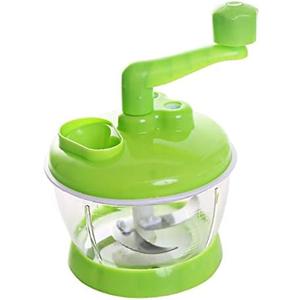 Manual Food Processor, Hand Crank Meat Grinder Vegetable Chopper for Vegetables Meat Fruits Onions