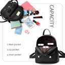 I IHAYNER Girls Bowknot Cute Leather Backpack Mini Backpack Purse for Women (Dark Apricot)