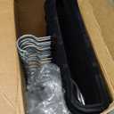 50 Pack Black Velvet Hangers Non Slip, Felt Pants Hangers Thin Space Saving Clothes Hanger Flocked Strong Durable Ganchos para Colgar Ropa with 360Swivel Hook for Pants Jeans Shorts Skirts Tank Top