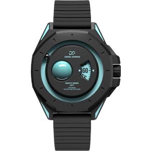 Men's Watch Quartz Gravity Series 2077 - Silicone Strap, Waterproof Orbital Luminous Futuristic Space-Themed Wristwatch
