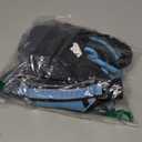 IVY&LANE No Pull Dog Harness for Medium Dogs, Dog Vest Harness with Leash, Safety Belt and Storage Strap, Fully Adjustable, 360 Reflective Strip, Soft Handle (Blue, M)