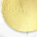 HODJOY Round Placemats Set of 6, Table mats for Indoor and Outdoor Dining Tables, Washable Woven Non-Slip Placemats 15inch (Straw Yellow)