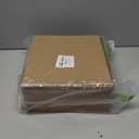 ZTL 7PCS Christmas Village Sets - 3 LED Lighted Ceramic White Christmas Village Houses with Remote & 4 Trees, Porcelain Miniature Christmas Figurines Decorations for Home Tabletop Mantel Shelf Decor