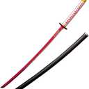 Sword Valley Demon Series Anime Sword - Slayers Katana｜40.9" Length｜Anime Original Texture Carbon Steel Blade Carving Symbol｜Non-Slip Grip｜for Cosplay & Display