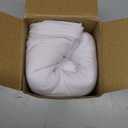 Biscaynebay Decorative Box Spring Cover Queen Size, White Luxurious Jersey Knitting Stretchy Wrap Around 4 Sides Bed Skirt for Home/Hotels, Easy Fit Wrinkle & Fade Free Machine Washable