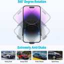 Car Phone Holder Fits for Toyota Highlander 2014-2019 Accessories,Thick Cases Friendly,Cell Phone Mount for 4.7-7 in Phones,360 Degree Rotation,Easy to Install