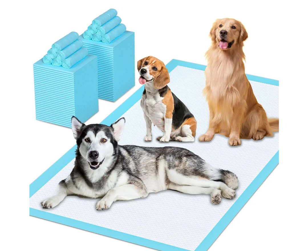 Puppy Pads Extra Large for Dogs 31"x47" 40 Count, Leak-Proof & Super Absorbent Dog Pee Pads, Thicken Disposable Potty Pads Puppy Training Pads for Cats Rabbits (40PCS)