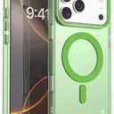 OOK Magnetic Case Made for iPhone 17 Pro Max 6.9 Inch [Compatible with MagSafe] Soft TPU Anti-Scratch Shockproof Protective Phone Cover Slim Clear Case for Women Men - Green