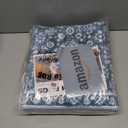 Vintage Washable 2x5 Rug Runner, Navy Runners for hallways, Super Soft Kitchen Runner Rug Non Slip, Print Faux Wool Floral Thin Carpet Runner for Entryway Indoor Bedroom (Navy and White)