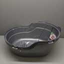 Natures Miracle Hooded Flip Top Litter Box for Cats, With Built-In Odor Control Charcoal Filter (Silver/Grey)