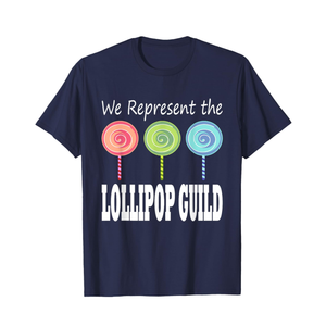 We Represent The Lollipop Guild Wizard Of Oz T-Shirt Blue XL