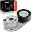 A-Premium Belt Tensioner Assembly with Pulley Compatible with Cadillac SRX CTS 2004-2009, STS 2005-2011, 2.8L 3.6L, Water Pump, Replace# 999689, 19186932