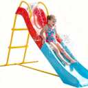Water Slide for Kids Backyard,Reliability Steps Support Up to 120 lbs, 70*37.5*42.5in