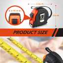 Yunsailing 10 Pieces Tape Measure 12 Feet Measuring Tape Easy Read Measurement Retractable Measurer with Fractions 1/8 Measurement