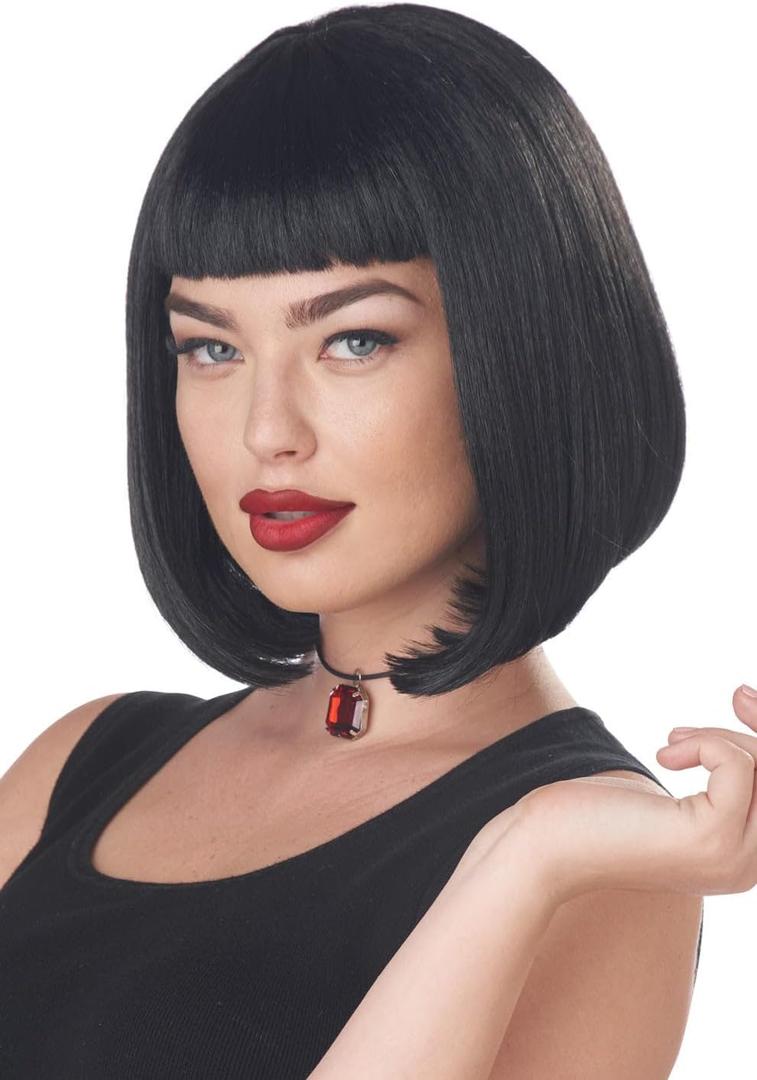 California Costumes Women's 90'S Pulp Film Icon Wig Black