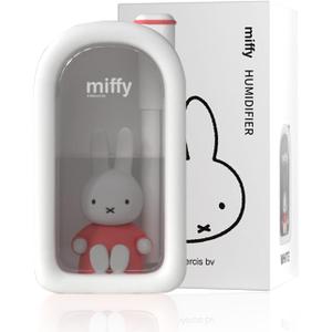 Mipow X Miffy Cool Mist Humidifier - Ultrasonic Quiet , Mini Cute Humidifier with Night Light for Bedroom/Babies Nursery/Office, 380ml (White(Pink Miffy))