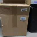 Rectangular Commercial Office Wastebasket, Easy to Clean, Space-Saving, 10 Gallon, Black