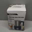 SIMPLETASTE Milk Frother, 4 in 1 Electric Milk Steamer, 16.91oz/500ml Automatic Warm and Cold Foam Frother for Coffee, Latte, Macchiato, Cappuccino, Hot Chocolate, Easy to Clean