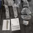 Panasonic Cordless Phone with Answering Machine, Advanced Call Block, Bilingual Caller ID and High-Contrast Display, Expandable System with 3 Handset Cordless Telephones - KX-TGD833M (Metallic Black)