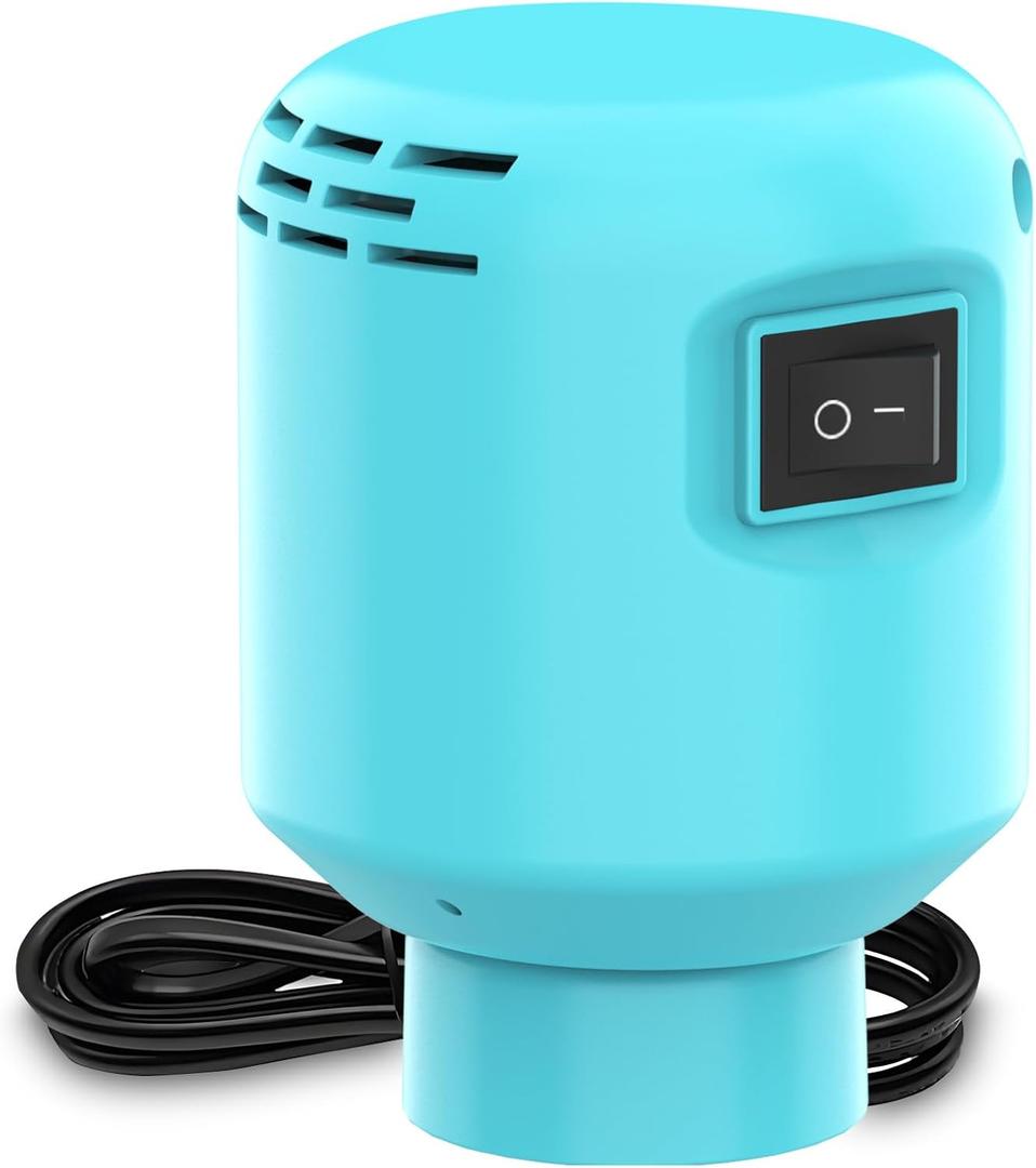 Electric Pump for Vacuum Storage Bags, 55W 5000PA Portable Travel Vacuum Pump for Storage Bags (Blue)