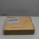 Bamboo Coffee Syrup Rack Organizer 3 Tier Rack with Cup Storage Box, Bottle Holder Stand for Syrups, Dressings, Kitchen Coffee Station, Natural