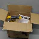 Uniqwamo Handheld Power Spreader Compatible for Dewalt 20V/60V Li-ion Battery, Year-Round, Grass Seeds, Rock Salt (Battery not Included) (Yellow)