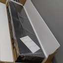 Fun Memories 48 Inch Floating Shelves for Wall - 12 Inch Deep Fireplace Mantel Shelf - Wood Floating Shelf for Wall - Large Storage Shelves Wall Mount for Living Room & Bedroom - Black - Set of 2