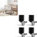 4 Pcs Replacement Wheels For Maxi Cosi Iora Bassinet | Lightweight & Easy To Install 