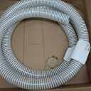 1 1/2 "-12 Ft Pool Filter Pump Connection Hose Premium Kink Free PVC Swimming Replacement Tube for Above Ground Pools, Includes 2 Hose Clamps and Can Be Cut as Needed