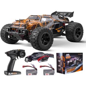 VEVOR 1:10 Brushless RC Car, Remote Control for Adults Boys Max 50 km/h All Terrain 4WD Off-Road Truck With Extra Shell, Waterproof High Speed, Hobby Trucks Racing IPX4